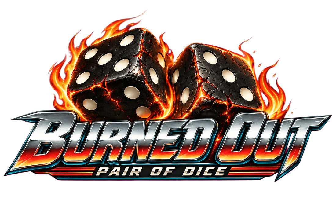 Burned Out Pair of Dice